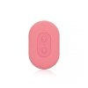Ultra Soft Silicone Egg Vibrator with Remote Control - Pink Arabesque